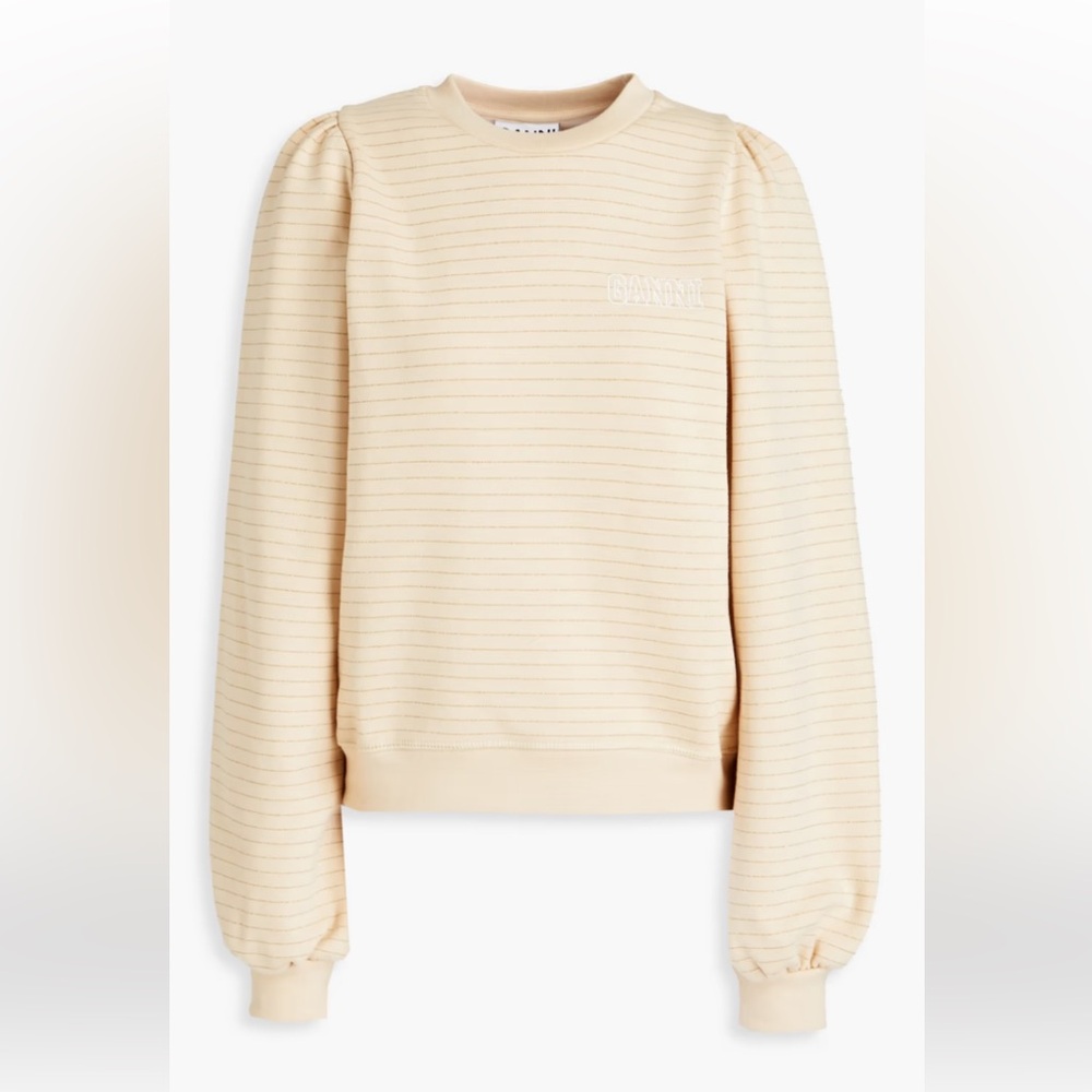 GANNI ORG cotton pullover